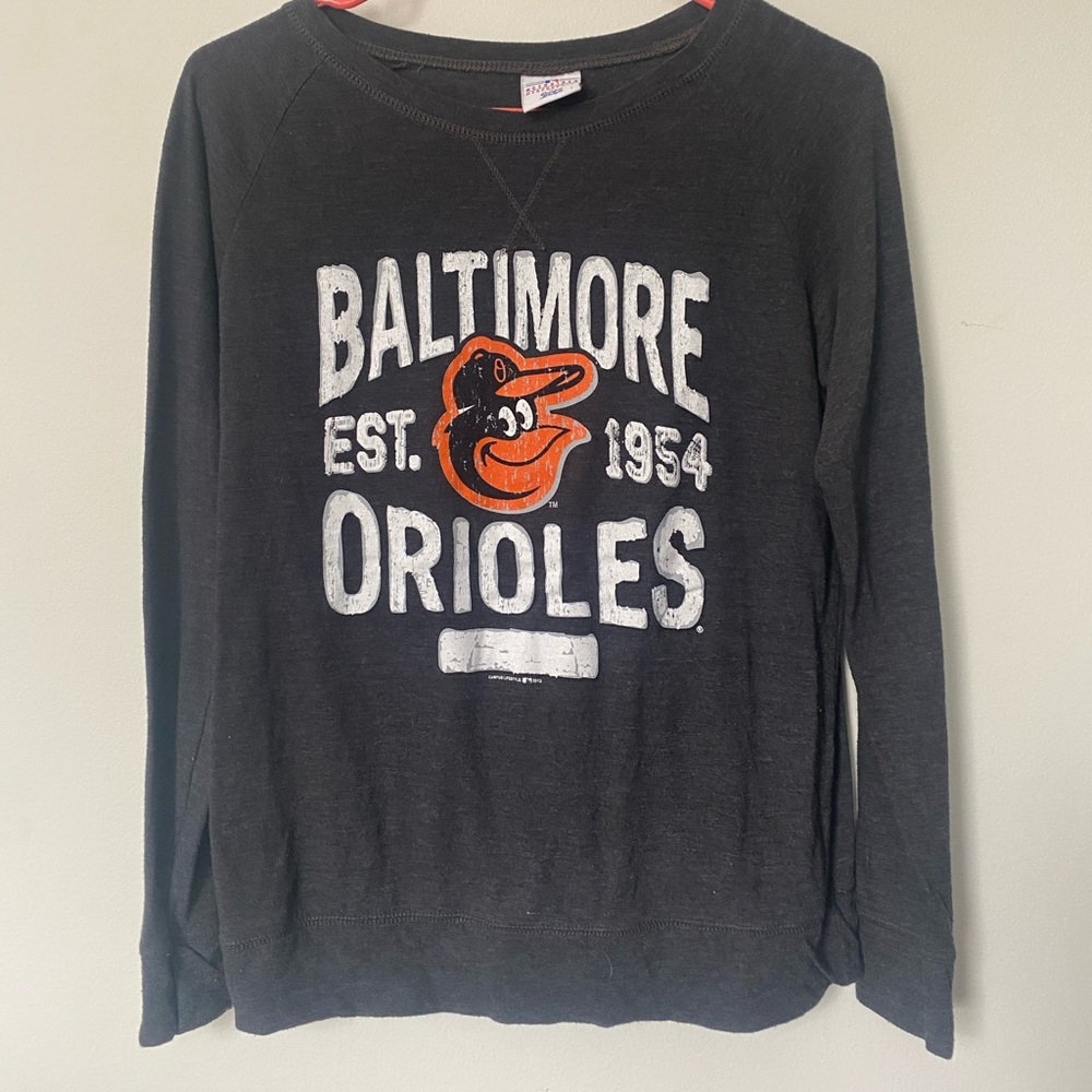 Baltimore Orioles long sleeve tee size S/M